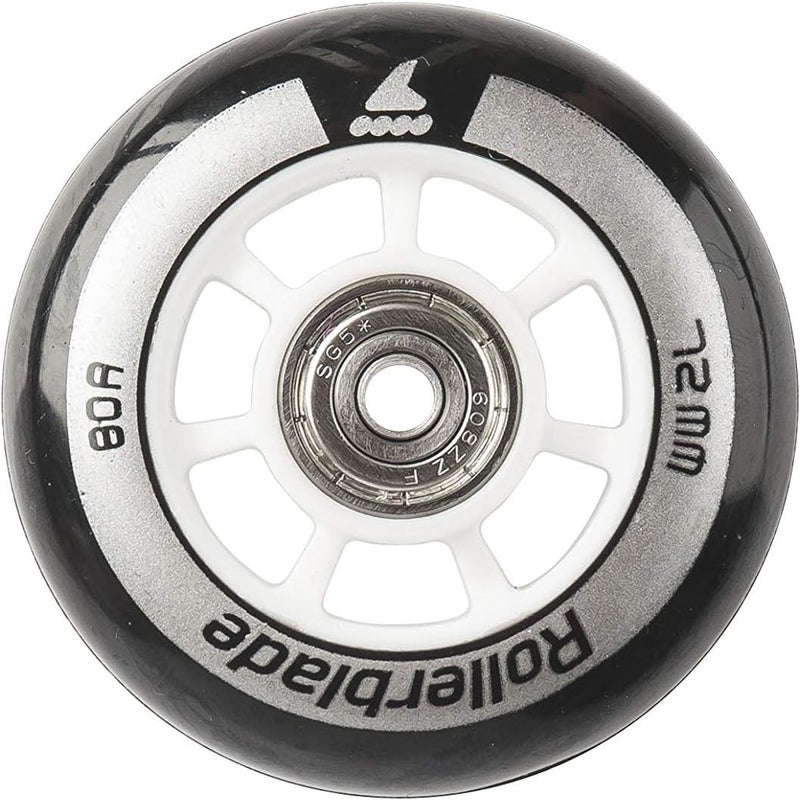 ROLLERBLADE Wheelkit 72mm 80A, SG5 Bearings, 8 Pack - Image 1